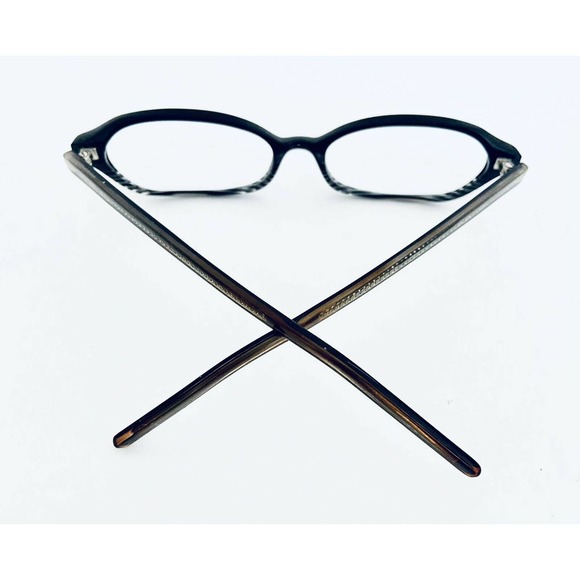 Valentino Black W Clear Stripes Oval Glasses main image 10